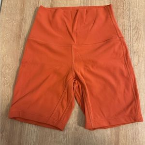 Lululemon Align Shorts 6” Orange Size 2